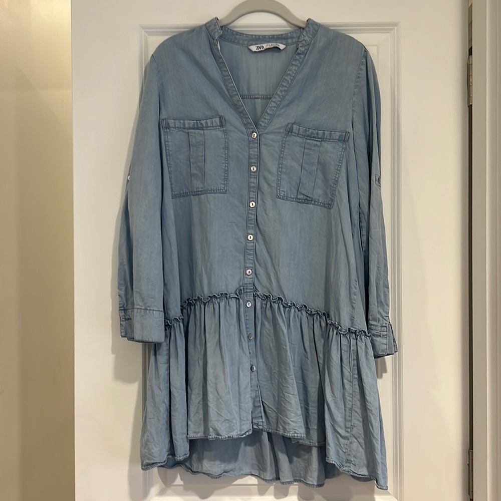 Zara Chambray Dress